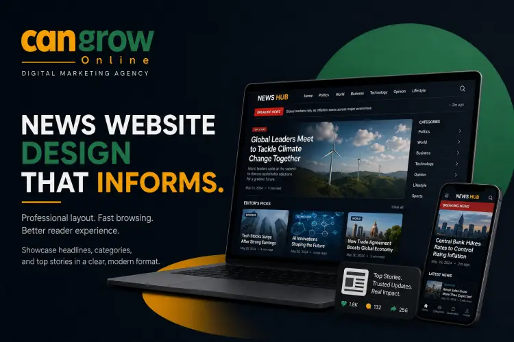 Professional News Website Design: Attract More Readers